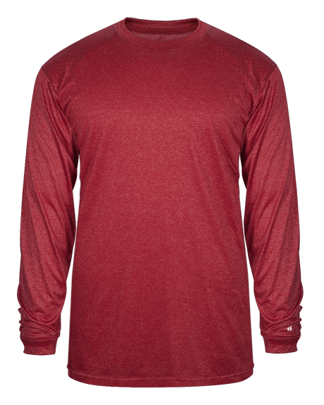 Badger Men's Pro Heather Long-Sleeve Tee Badger