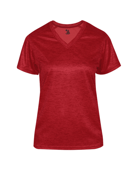 Badger Women's Tonal Blend V-Neck Tee Badger