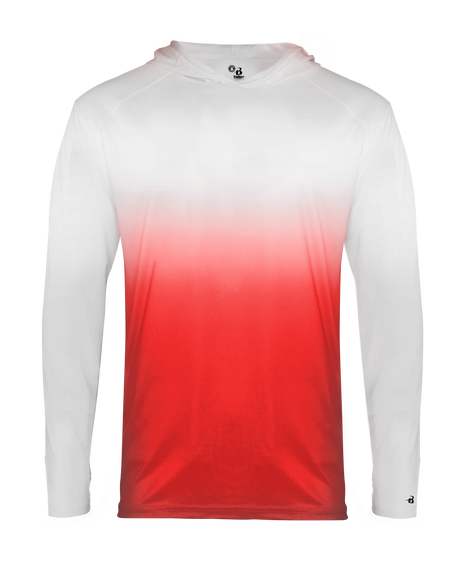 Badger Youth Ombre Hooded Tee Badger