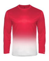 Badger 2204 Youth Ombre Long-Sleeve Tee Badger