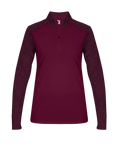 Badger Women's Sport Tonal Blend 1/4 Zip Badger
