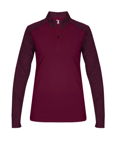 Badger Women's Sport Tonal Blend 1/4 Zip