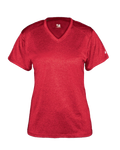 Badger Women's Pro Heather V-Neck Tee Badger