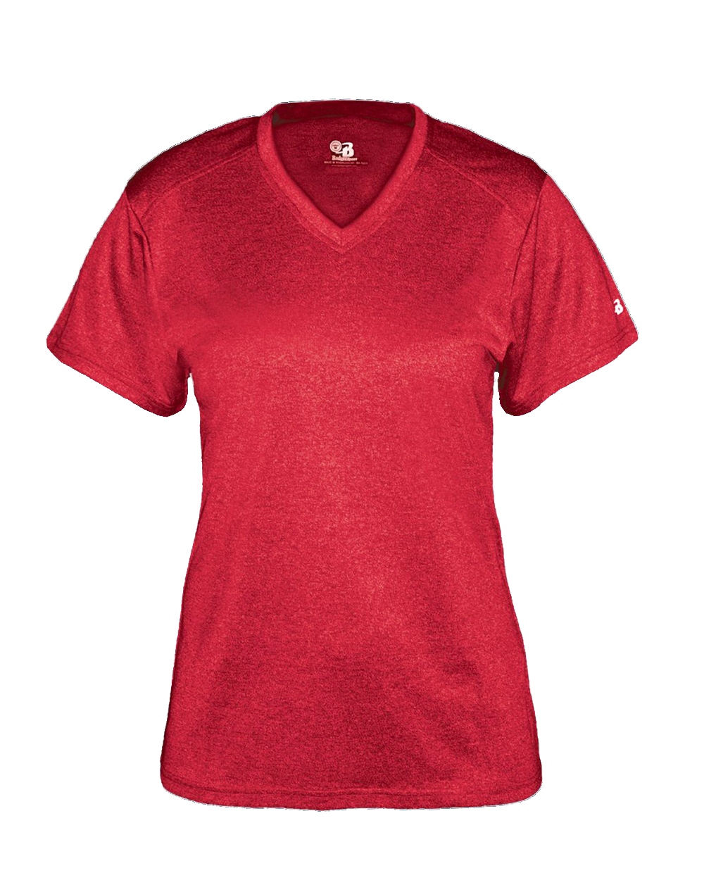 Badger Women's Pro Heather V-Neck Tee Badger