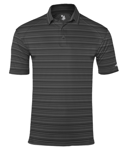 Badger Men's Stripe Polo