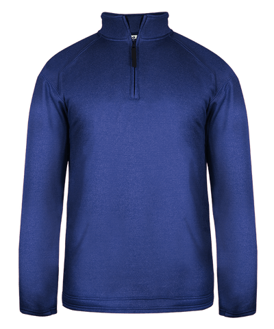 Badger Men's Pro 1/4 Zip Heather Fleece
