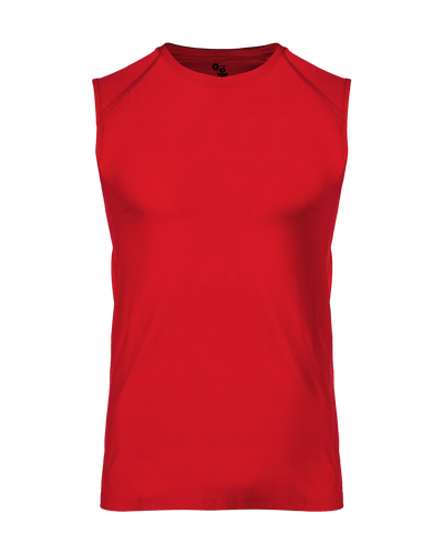 Badger Men's Fitted Battle Sleeveless Tee