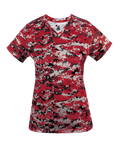 Badger Women's Digital V-Neck Tee Badger