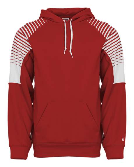 Badger Men's Lineup Fleece Hoodie Badger