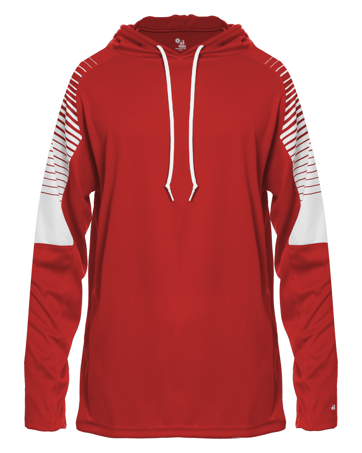 Badger Men's Lineup Hooded Tee Badger