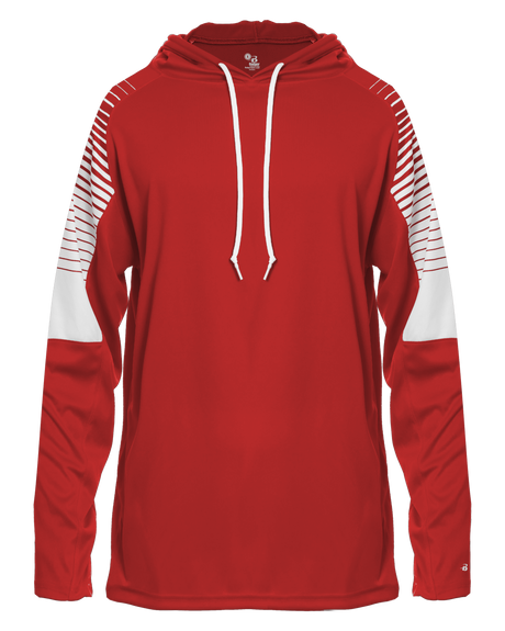 Badger Men's Lineup Hooded Tee Badger