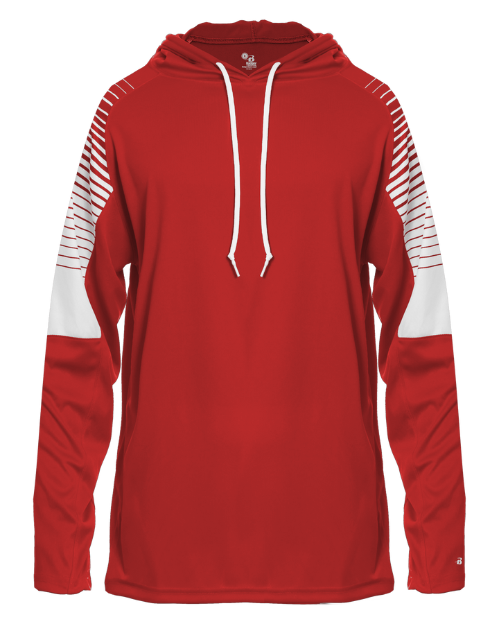 Badger Men's Lineup Hooded Tee Badger