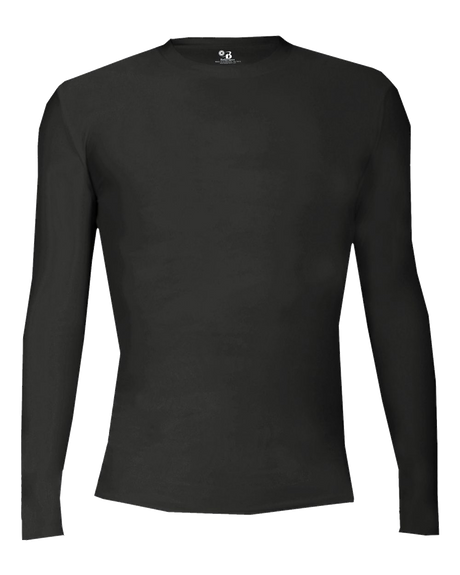 Badger 2605 Youth Pro-Compression Long-Sleeve Crew Shirt Badger
