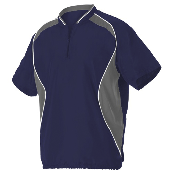Badger Youth Shorts Sleeve Baseball Batters Jacket Badger