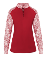 Badger Women's Sport Blend 1/4 Zip Badger