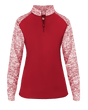 Badger Women's Sport Blend 1/4 Zip Badger