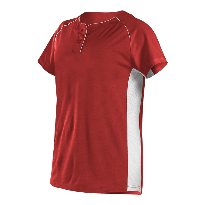 Alleson Women's Fastpitch 2 Button Softball Jersey Alleson
