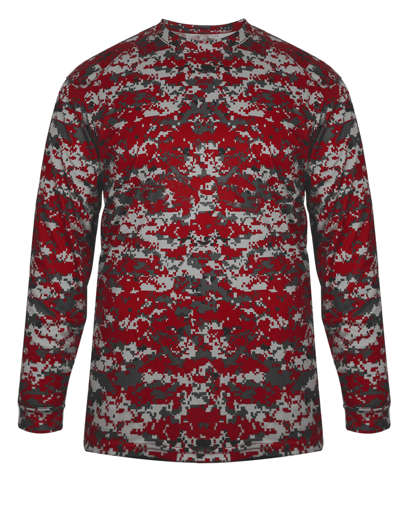 Badger Youth Digital Long-Sleeve Tee