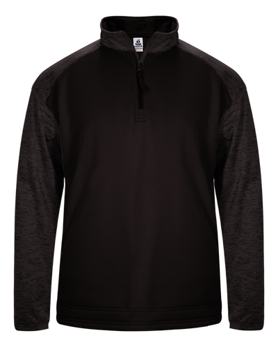 Badger Men's 1/4 Zip Sport Tonal Blend Fleece