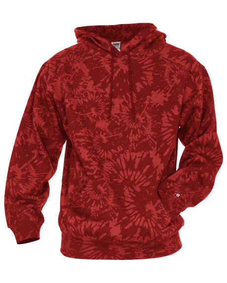 Badger Men's Athletic Fleece Tie Dye Hood Badger