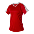 Alleson Youth V Neck Fastpitch Baseball Jersey Alleson