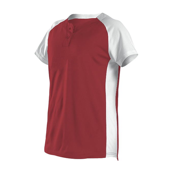Alleson Youth Two Button Fastpitch Softball Jersey Alleson