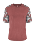 Badger Men's Vintage Camo Sport Tri-Blend Tee Badger