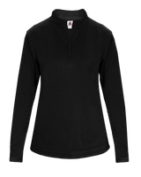 Badger Women's 1/4 Zip Perf. Fleece Badger