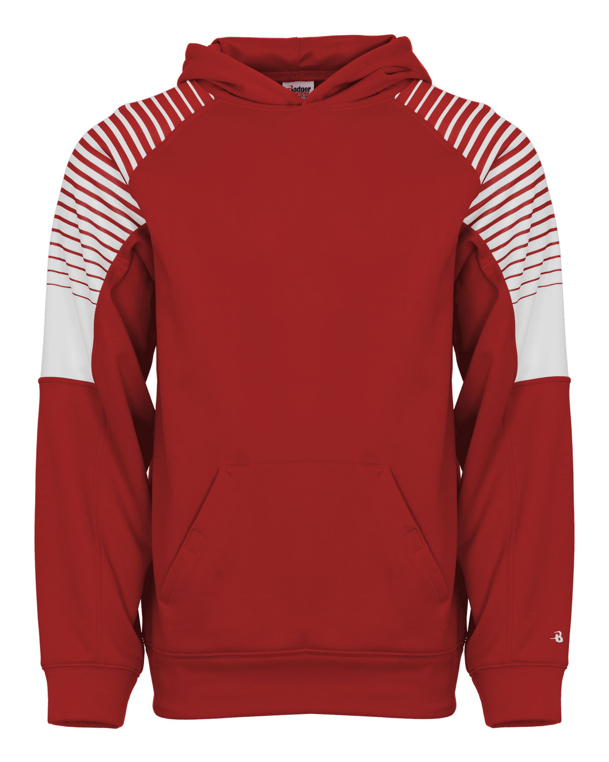 Badger Youth Lineup Fleece Hoodie Badger
