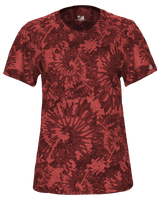 Badger Women's Tie-Dye Tri-Blend Tee Badger