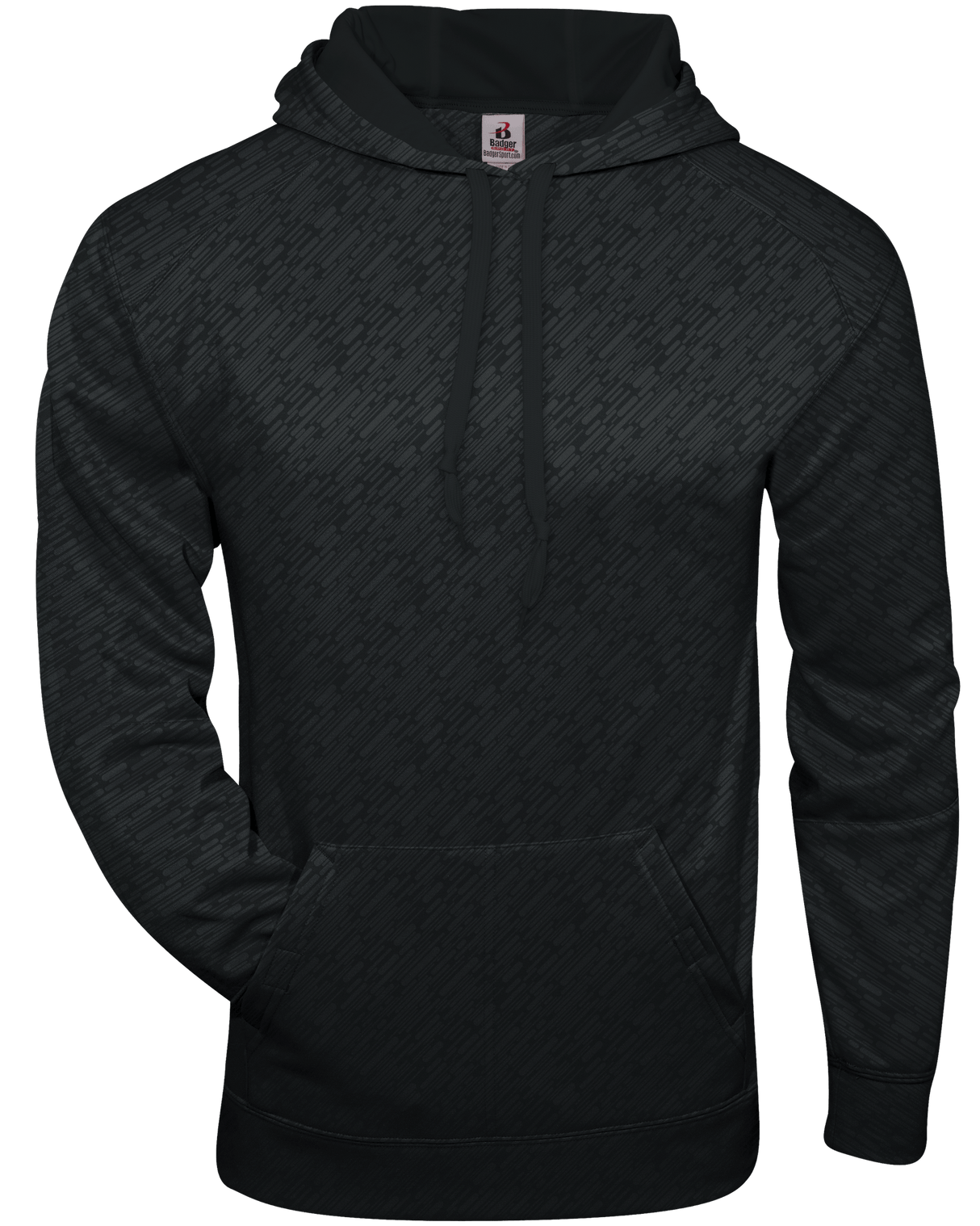 Badger Youth Line Embossed Hoodie Badger