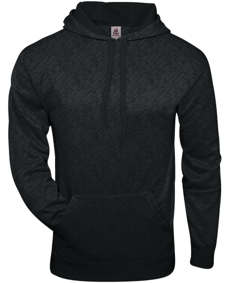Badger Youth Line Embossed Hoodie Badger