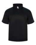 Badger Men's Short-Sleeve Perf. Fleece Badger