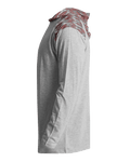 Badger Youth Vintage Flame Tri-Blend Hoodie Tee Badger
