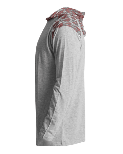Badger Youth Vintage Flame Tri-Blend Hoodie Tee