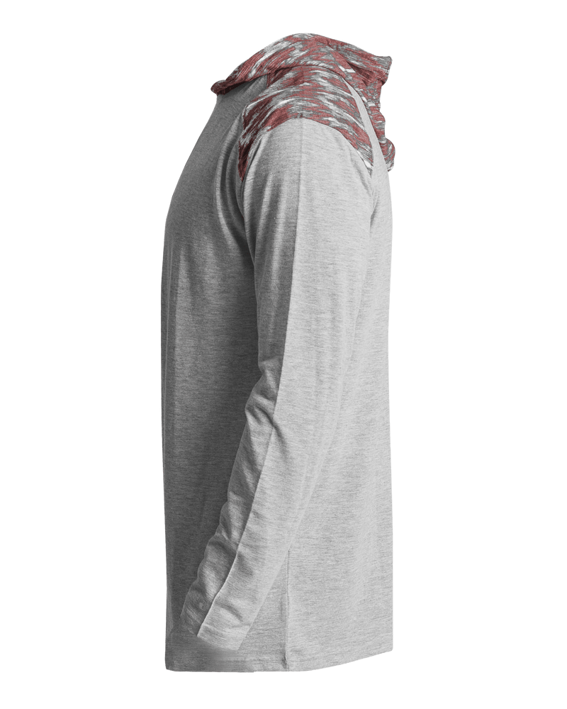Badger Youth Vintage Flame Tri-Blend Hoodie Tee