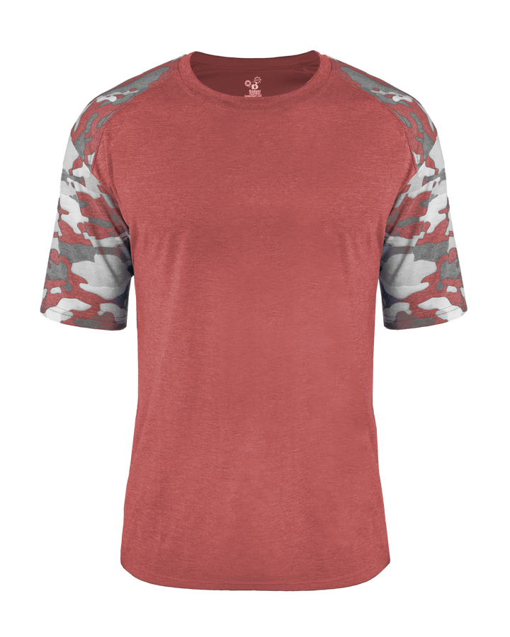 Badger Youth Vintage Camo Sport Tri-Blend Tee Badger