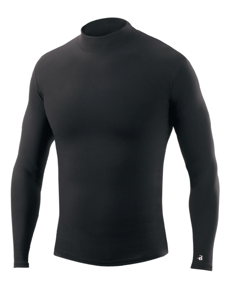 Badger Men's B-Hot Long Sleeve Mock Badger