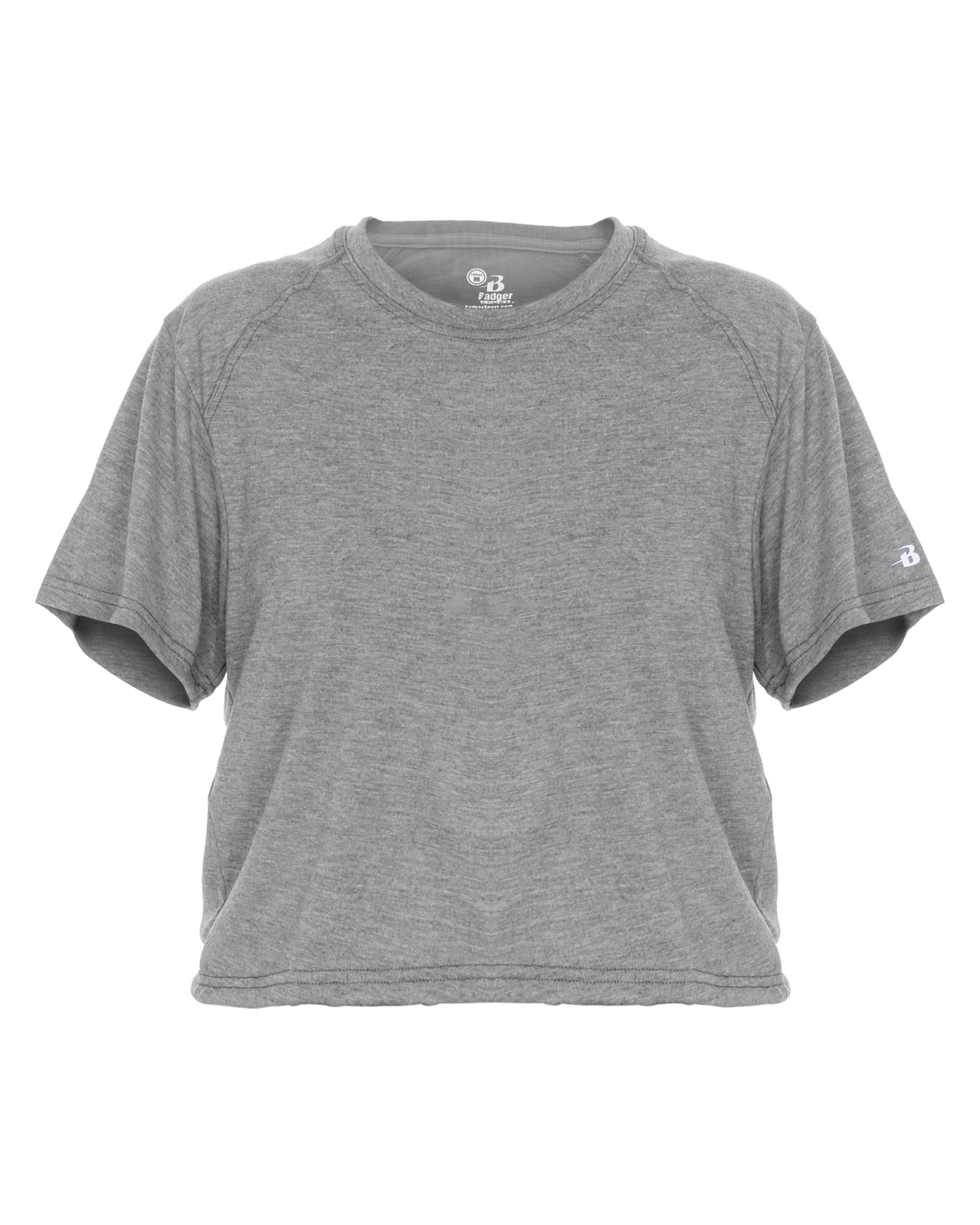 Badger Women's Tri-Blend Crop Tee Badger