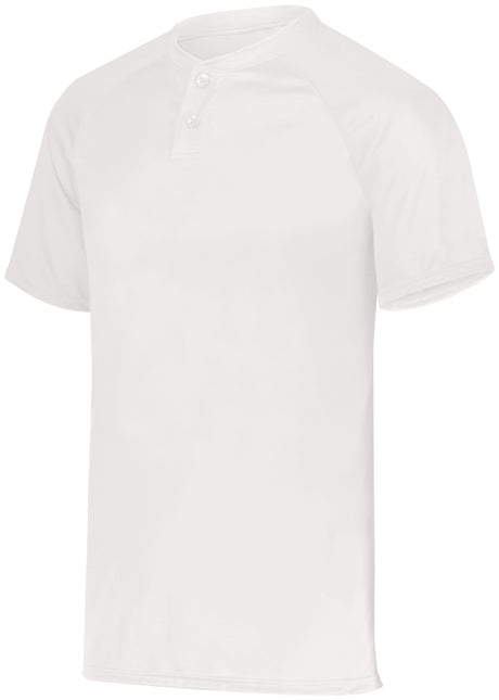 Augusta Attain Wicking Two-Button Baseball Jersey 1 of 2 Augusta