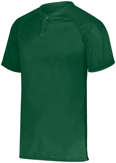 Augusta Attain Wicking Two-Button Baseball Jersey 1 of 2