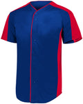 Augusta Adult Full-Button Baseball Jersey Augusta