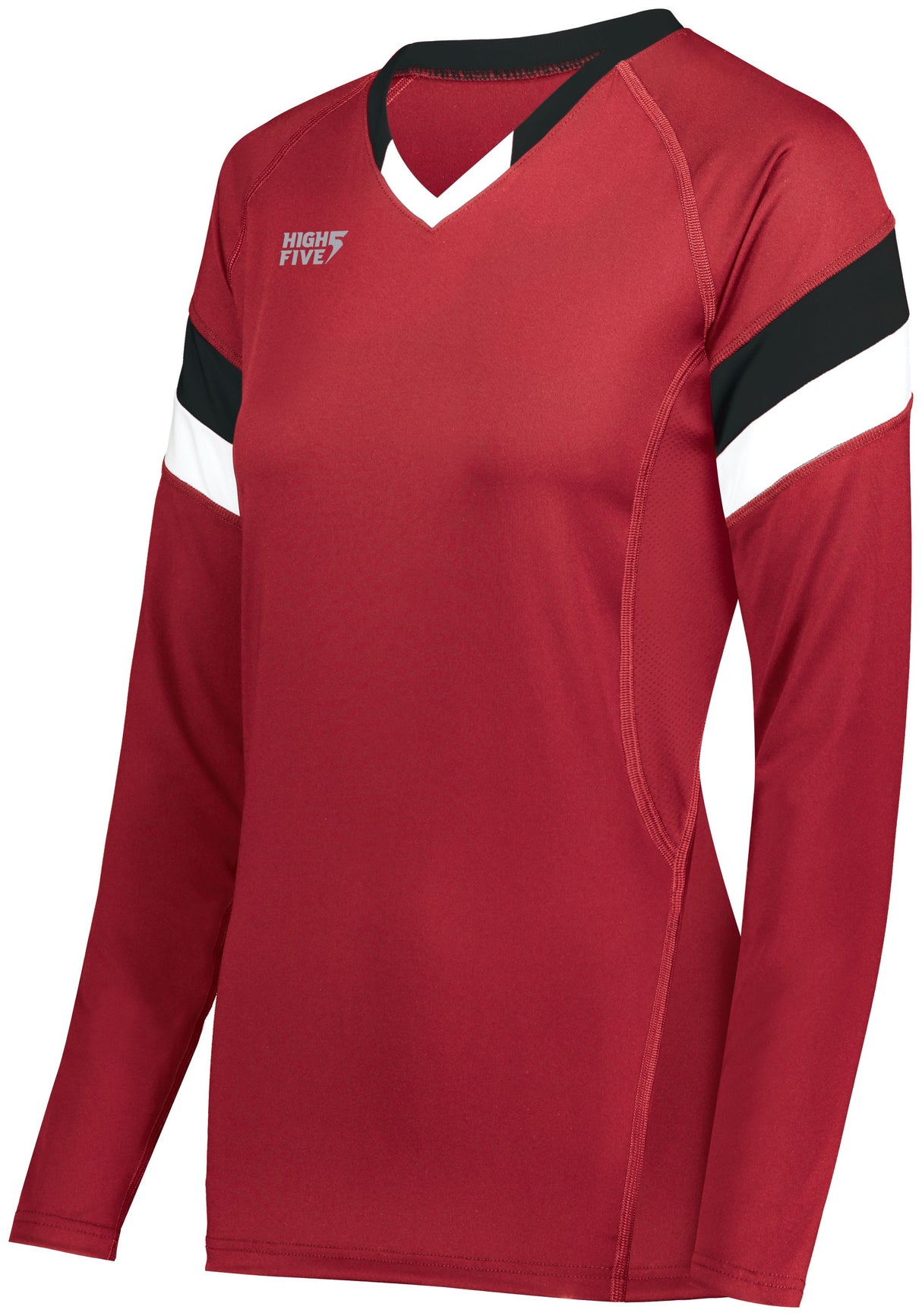 High Five Ladies TruHit Tri-Color Long Sleeve Volleyball Jersey High Five