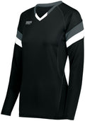 High Five Ladies TruHit Tri-Color Long Sleeve Volleyball Jersey High Five