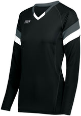 High Five Ladies TruHit Tri-Color Long Sleeve Volleyball Jersey High Five