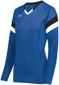 High Five Ladies TruHit Tri-Color Long Sleeve Volleyball Jersey High Five