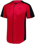 Augusta Adult Full-Button Baseball Jersey Augusta