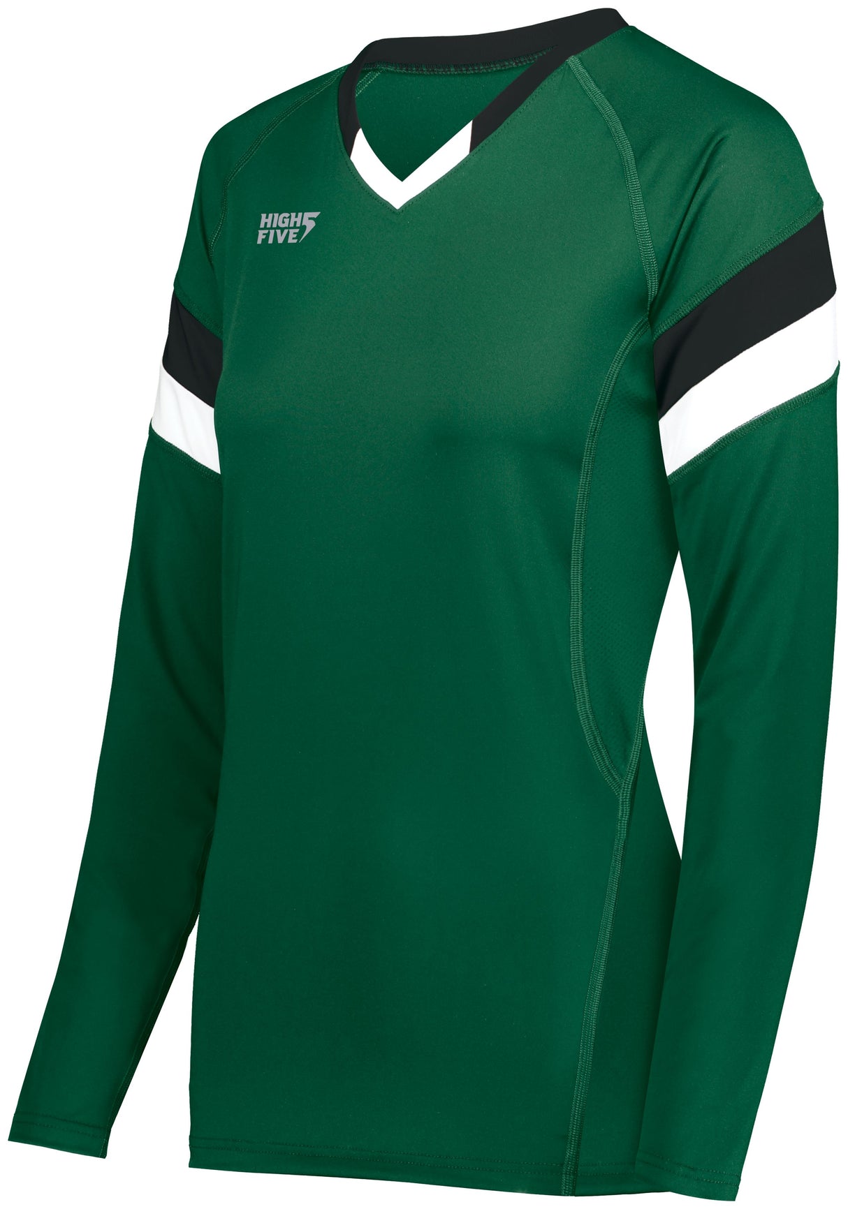 High Five Ladies TruHit Tri-Color Long Sleeve Volleyball Jersey High Five
