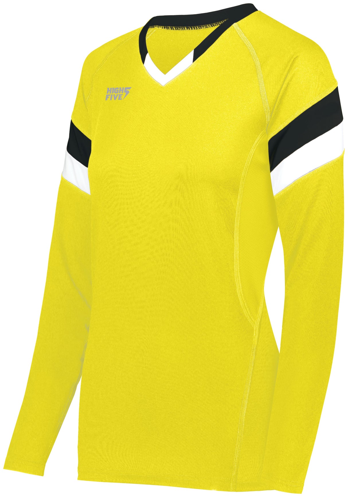 High Five Ladies TruHit Tri-Color Long Sleeve Volleyball Jersey High Five
