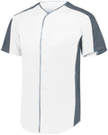 Augusta Adult Full-Button Baseball Jersey Augusta